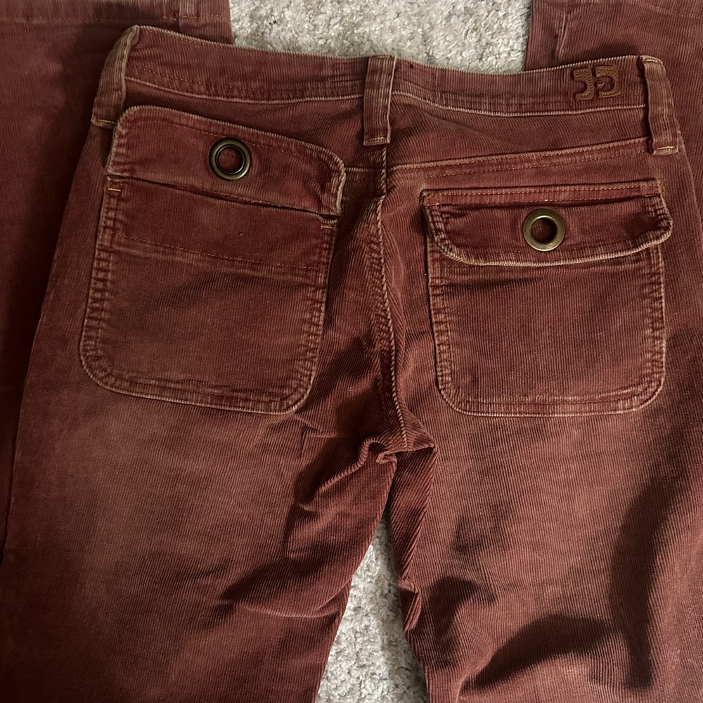 Joe's Jeans Copper Corduroy Flare Pants - Picture 2 of 5